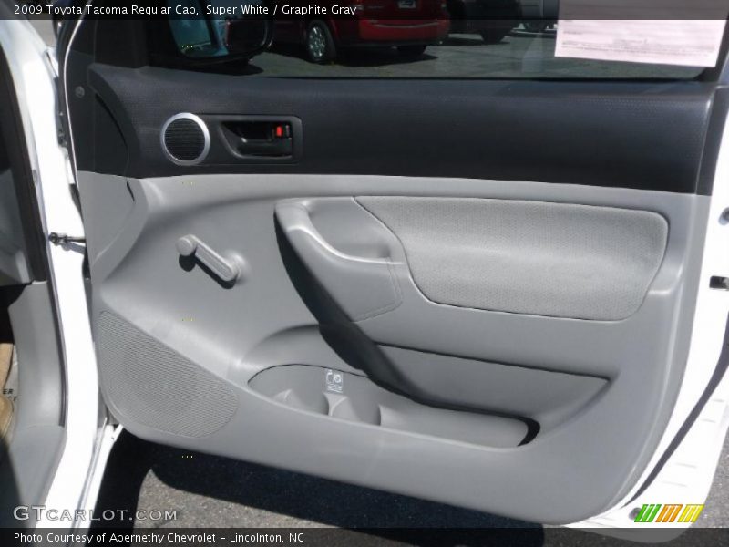 Super White / Graphite Gray 2009 Toyota Tacoma Regular Cab