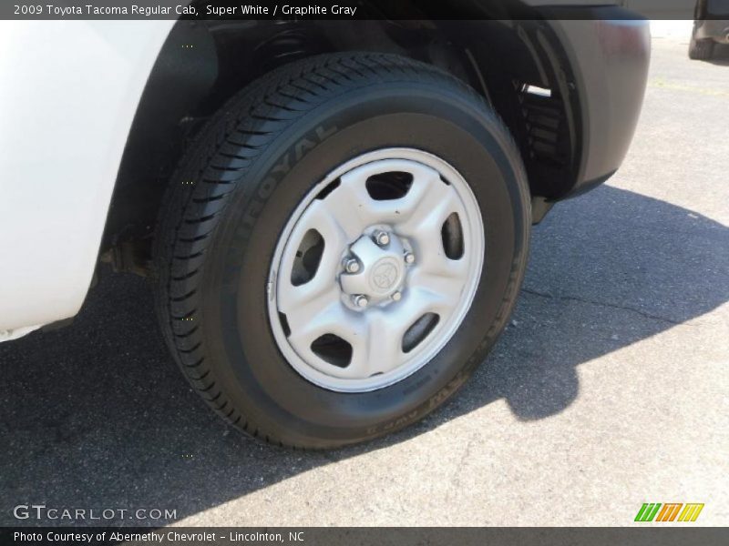 Super White / Graphite Gray 2009 Toyota Tacoma Regular Cab