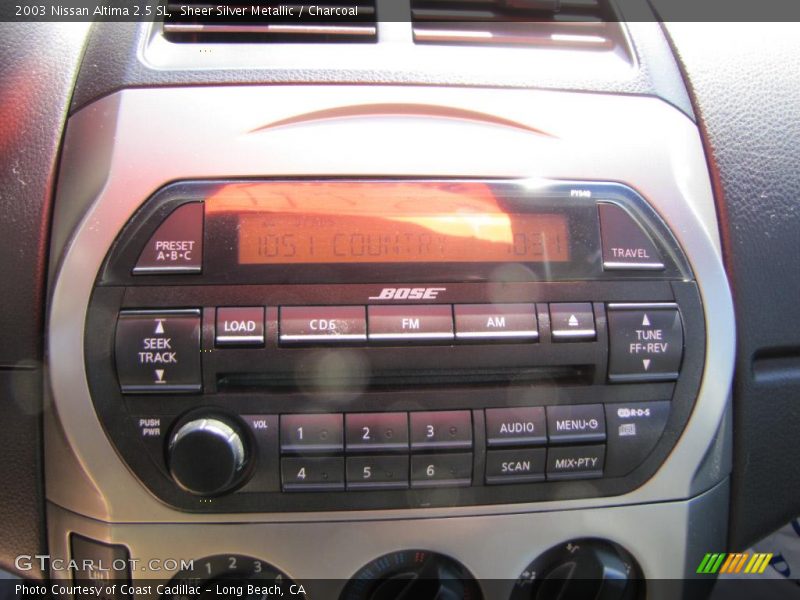 Sheer Silver Metallic / Charcoal 2003 Nissan Altima 2.5 SL