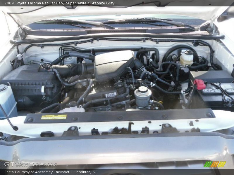 Super White / Graphite Gray 2009 Toyota Tacoma Regular Cab
