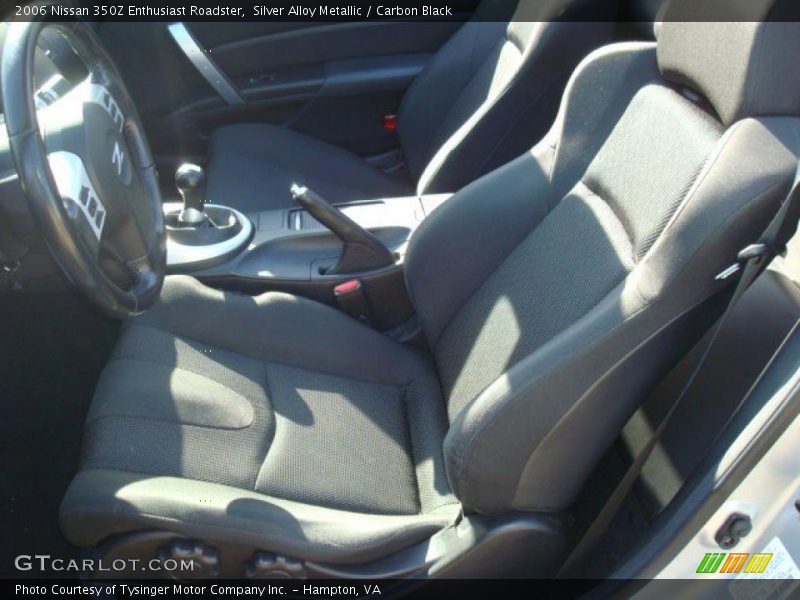  2006 350Z Enthusiast Roadster Carbon Black Interior
