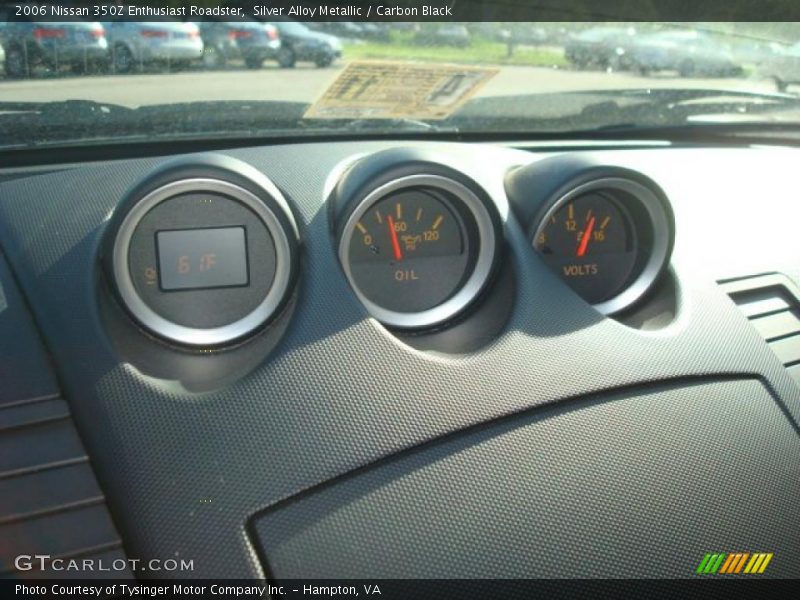 Silver Alloy Metallic / Carbon Black 2006 Nissan 350Z Enthusiast Roadster