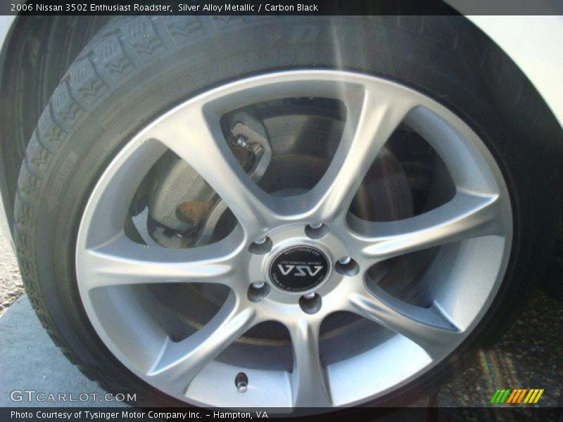 Custom Wheels of 2006 350Z Enthusiast Roadster