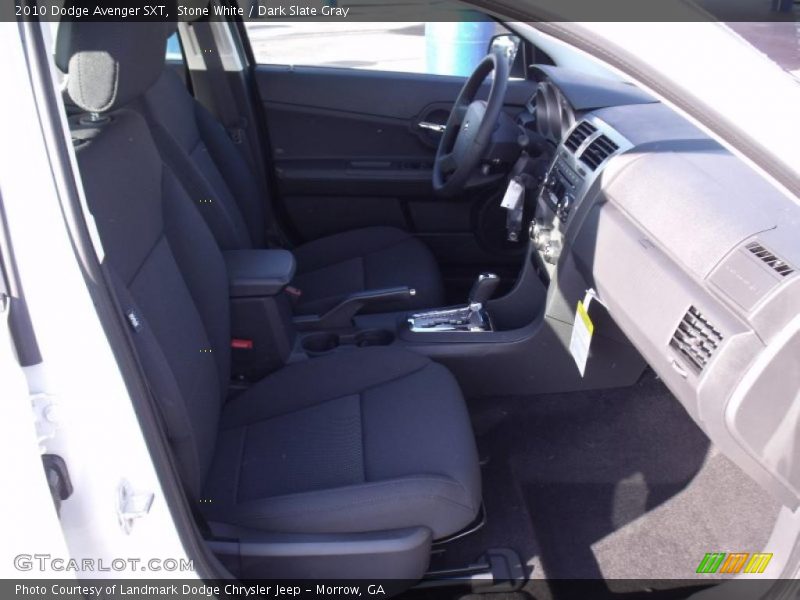 Stone White / Dark Slate Gray 2010 Dodge Avenger SXT