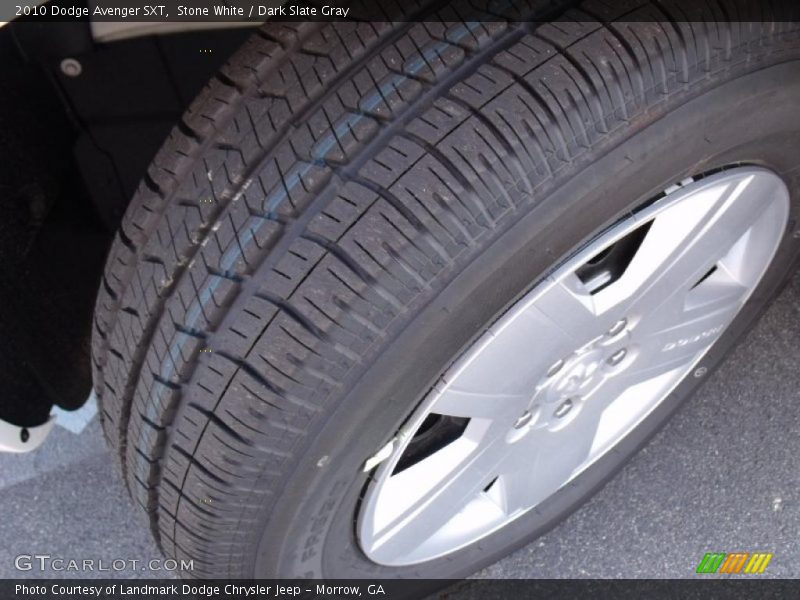Stone White / Dark Slate Gray 2010 Dodge Avenger SXT
