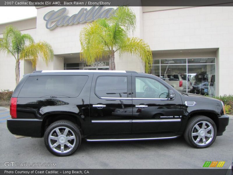 Black Raven / Ebony/Ebony 2007 Cadillac Escalade ESV AWD