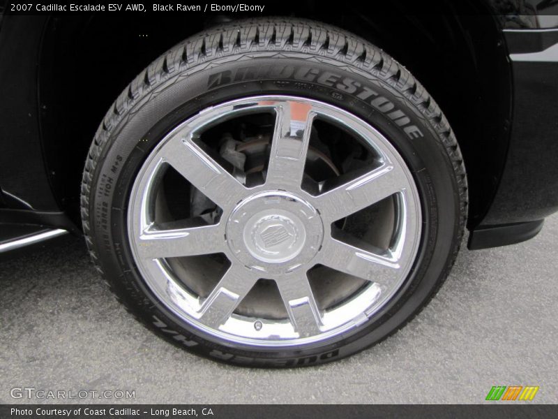 Black Raven / Ebony/Ebony 2007 Cadillac Escalade ESV AWD