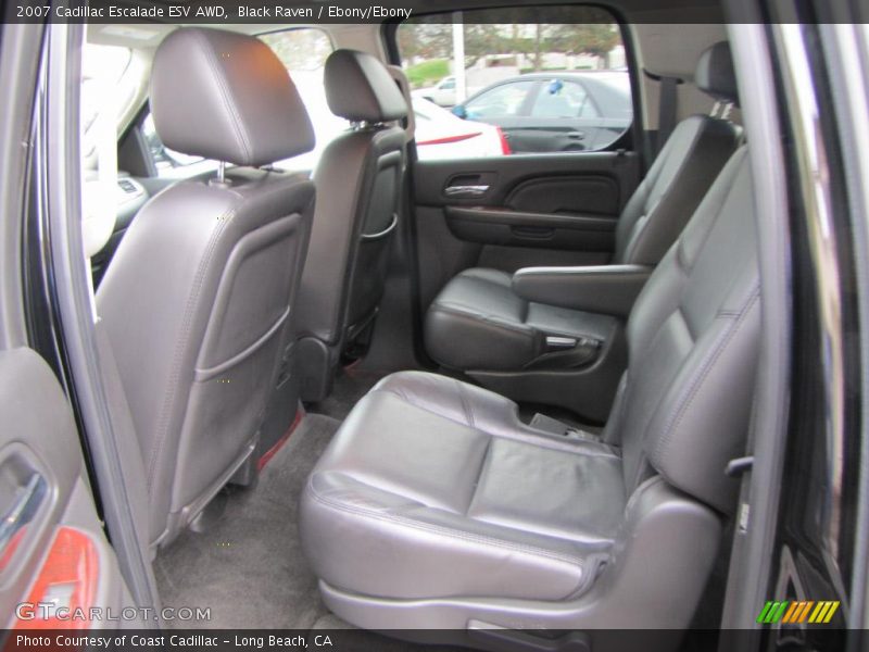 Black Raven / Ebony/Ebony 2007 Cadillac Escalade ESV AWD