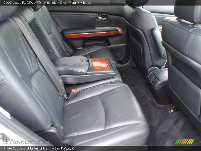 Millennium Silver Metallic / Black 2007 Lexus RX 350 AWD