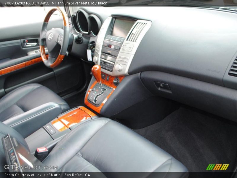 Millennium Silver Metallic / Black 2007 Lexus RX 350 AWD