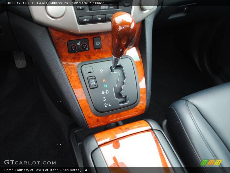Millennium Silver Metallic / Black 2007 Lexus RX 350 AWD