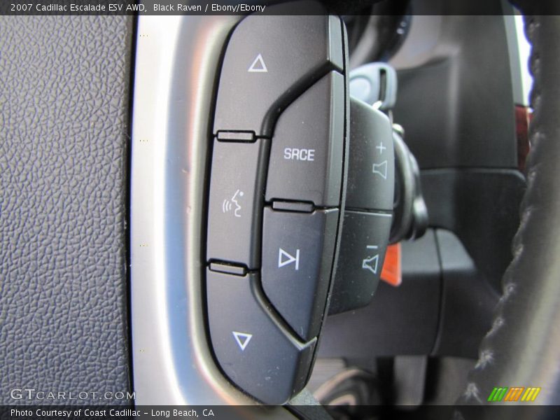 Black Raven / Ebony/Ebony 2007 Cadillac Escalade ESV AWD