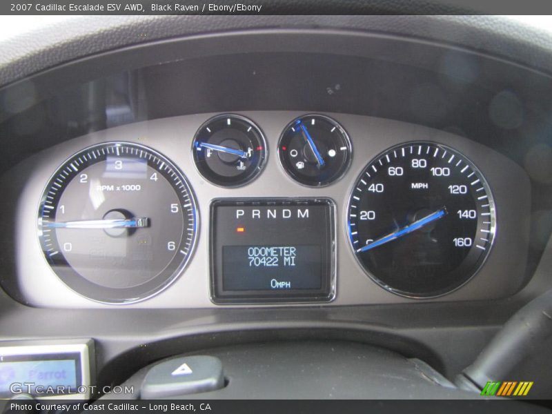 Black Raven / Ebony/Ebony 2007 Cadillac Escalade ESV AWD