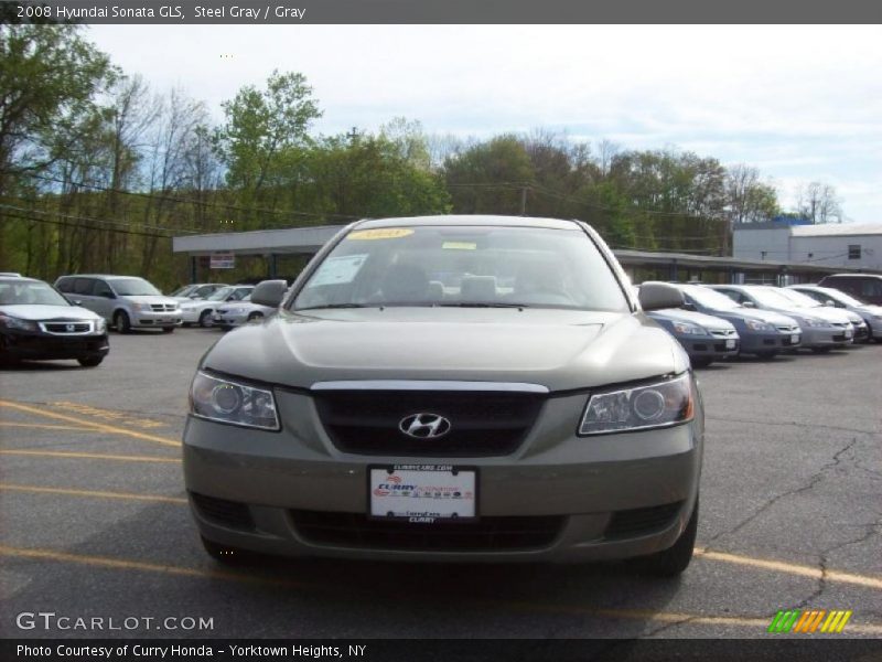 Steel Gray / Gray 2008 Hyundai Sonata GLS