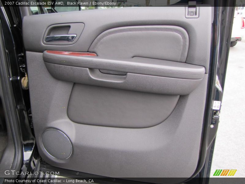 Black Raven / Ebony/Ebony 2007 Cadillac Escalade ESV AWD