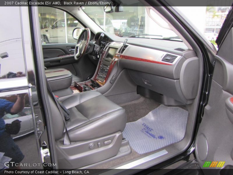 Black Raven / Ebony/Ebony 2007 Cadillac Escalade ESV AWD