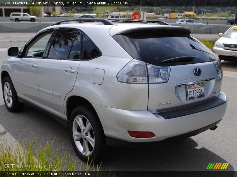 Millenium Silver Metallic / Light Gray 2008 Lexus RX 400h AWD Hybrid