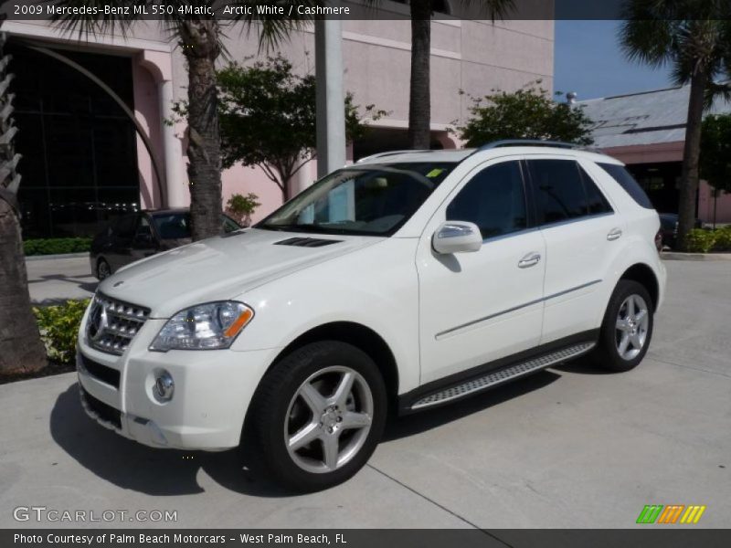 Arctic White / Cashmere 2009 Mercedes-Benz ML 550 4Matic