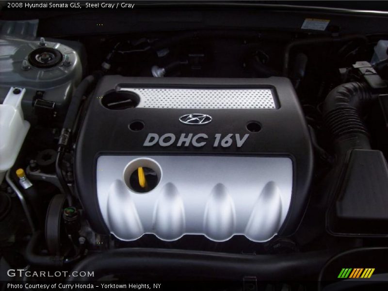 Steel Gray / Gray 2008 Hyundai Sonata GLS