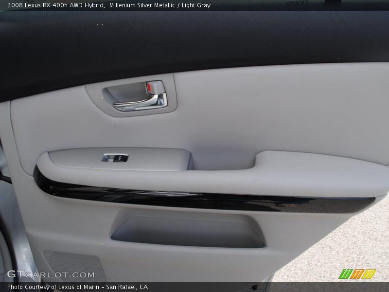 Millenium Silver Metallic / Light Gray 2008 Lexus RX 400h AWD Hybrid