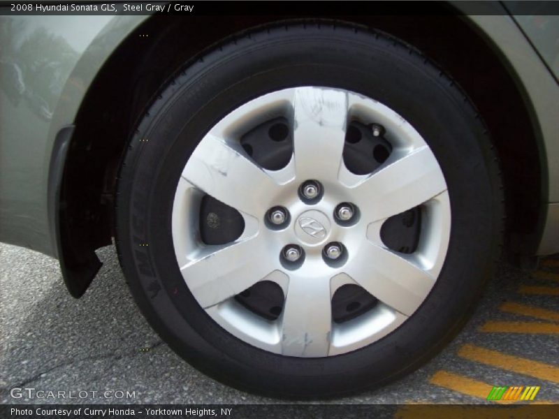 Steel Gray / Gray 2008 Hyundai Sonata GLS