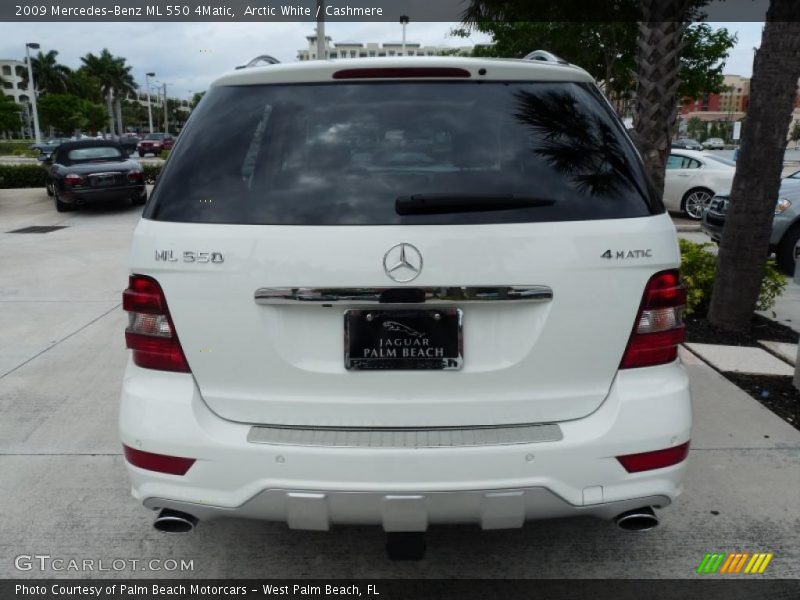 Arctic White / Cashmere 2009 Mercedes-Benz ML 550 4Matic
