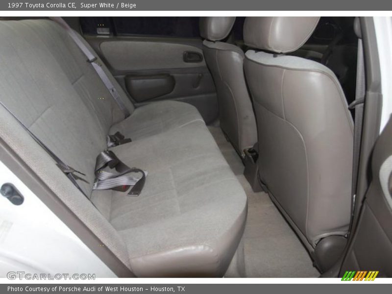 Super White / Beige 1997 Toyota Corolla CE