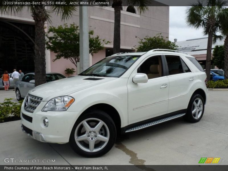 Arctic White / Cashmere 2009 Mercedes-Benz ML 550 4Matic