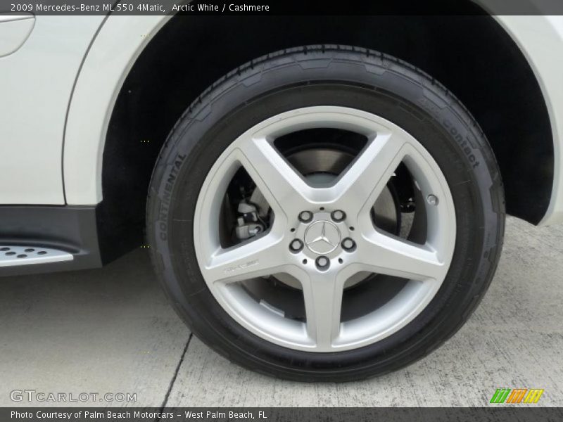 Arctic White / Cashmere 2009 Mercedes-Benz ML 550 4Matic