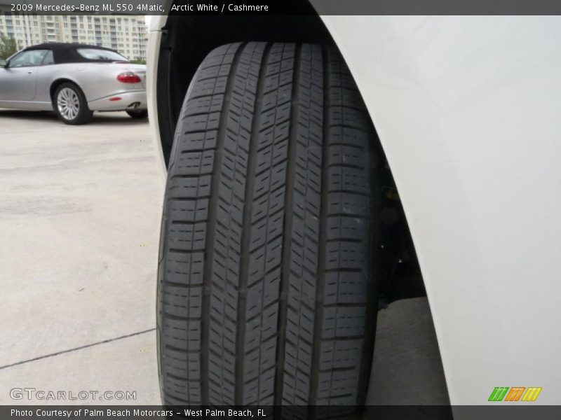 Arctic White / Cashmere 2009 Mercedes-Benz ML 550 4Matic