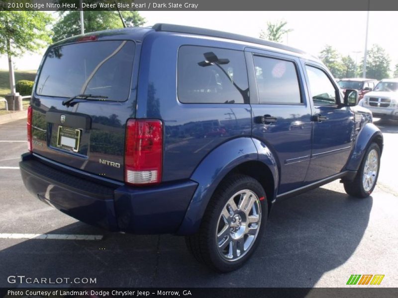 Deep Water Blue Pearl / Dark Slate Gray 2010 Dodge Nitro Heat