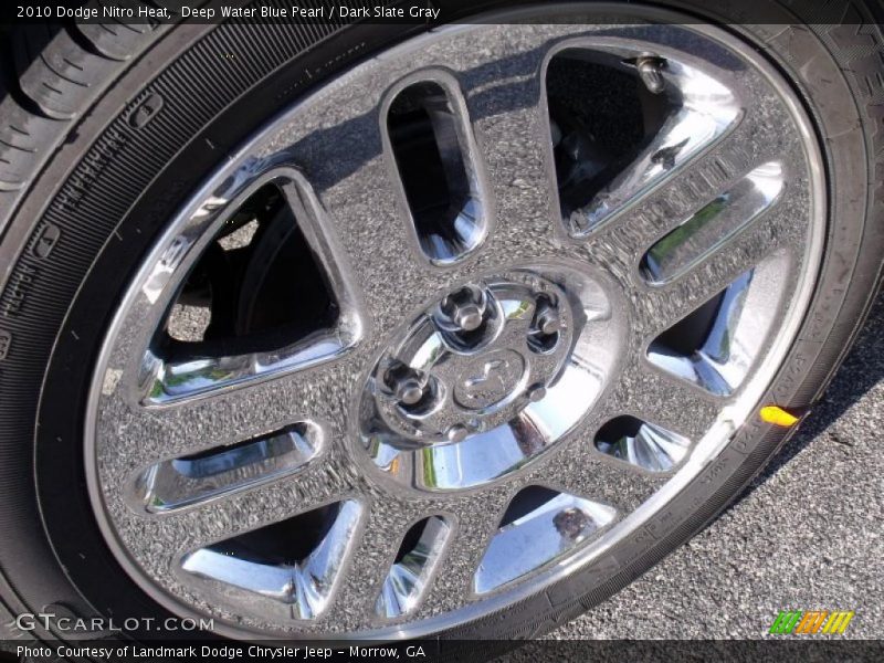 Deep Water Blue Pearl / Dark Slate Gray 2010 Dodge Nitro Heat