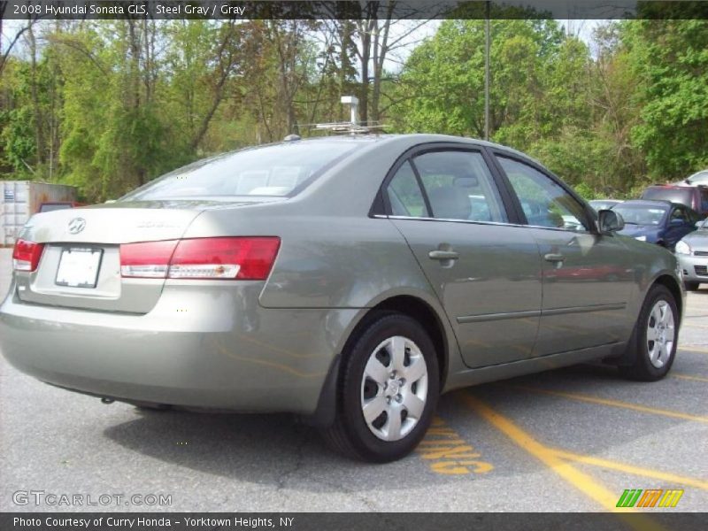 Steel Gray / Gray 2008 Hyundai Sonata GLS