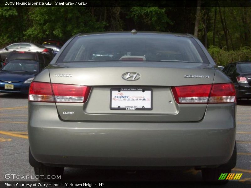 Steel Gray / Gray 2008 Hyundai Sonata GLS