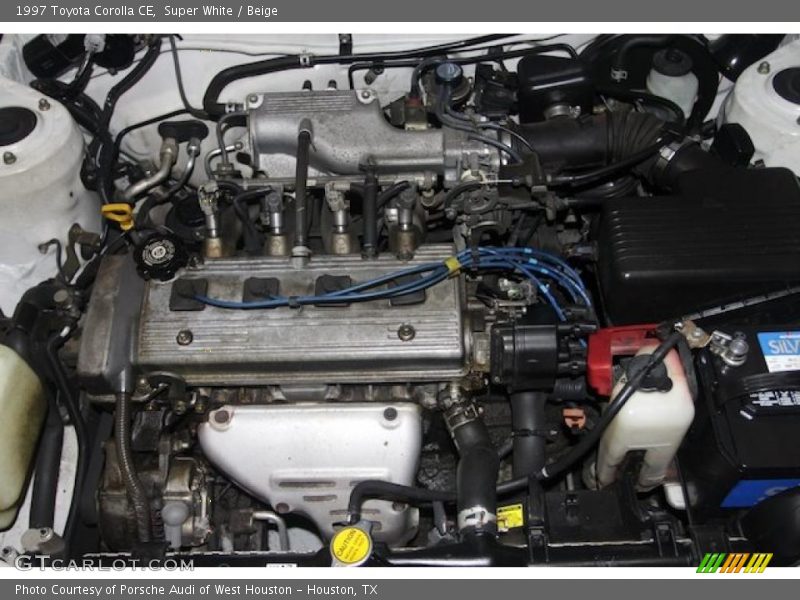 Super White / Beige 1997 Toyota Corolla CE