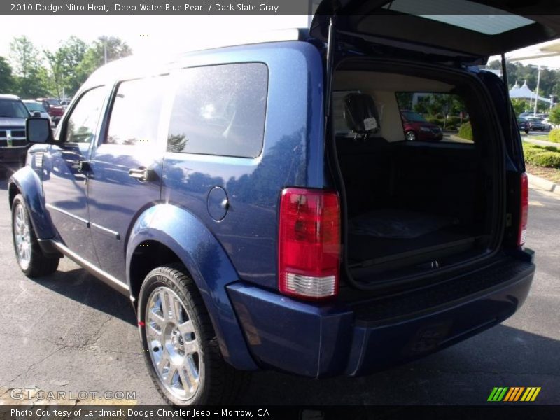 Deep Water Blue Pearl / Dark Slate Gray 2010 Dodge Nitro Heat