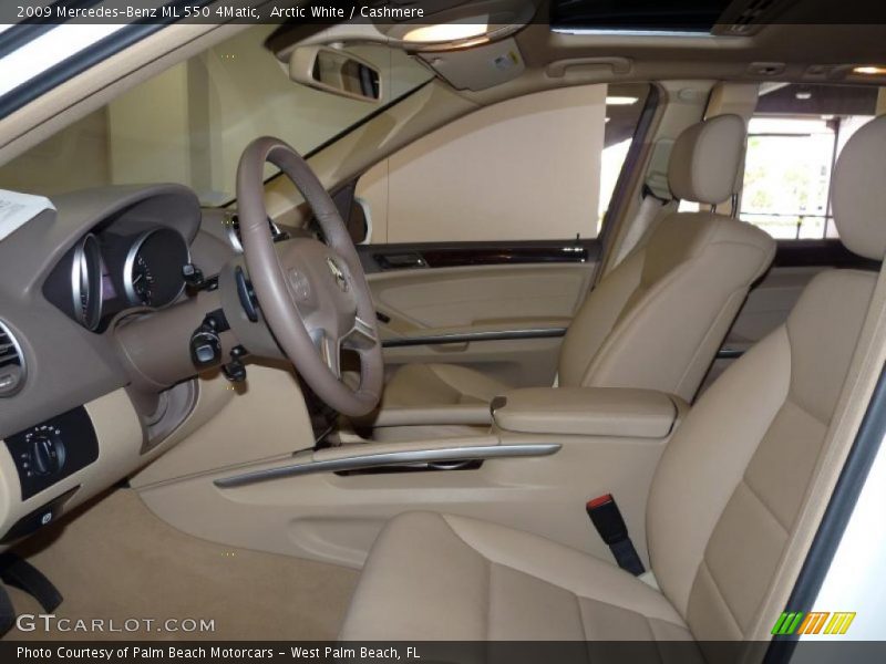 Arctic White / Cashmere 2009 Mercedes-Benz ML 550 4Matic