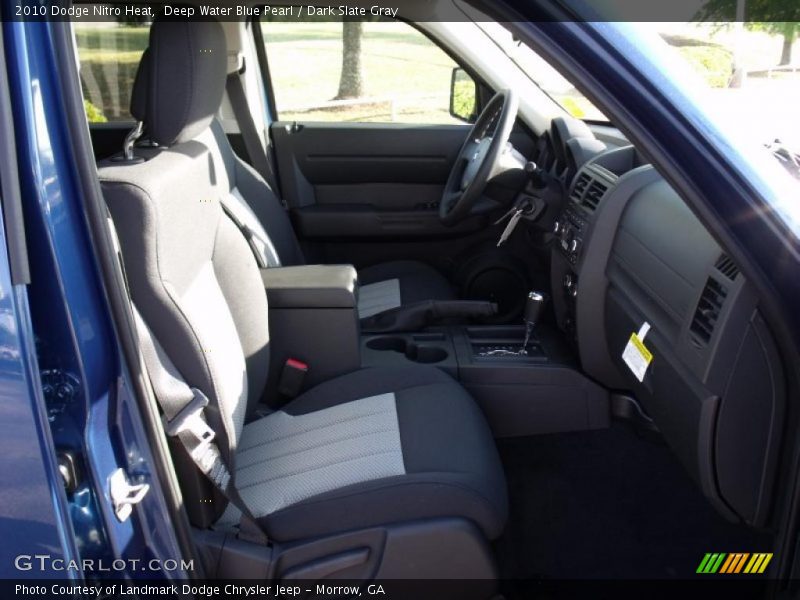 Deep Water Blue Pearl / Dark Slate Gray 2010 Dodge Nitro Heat