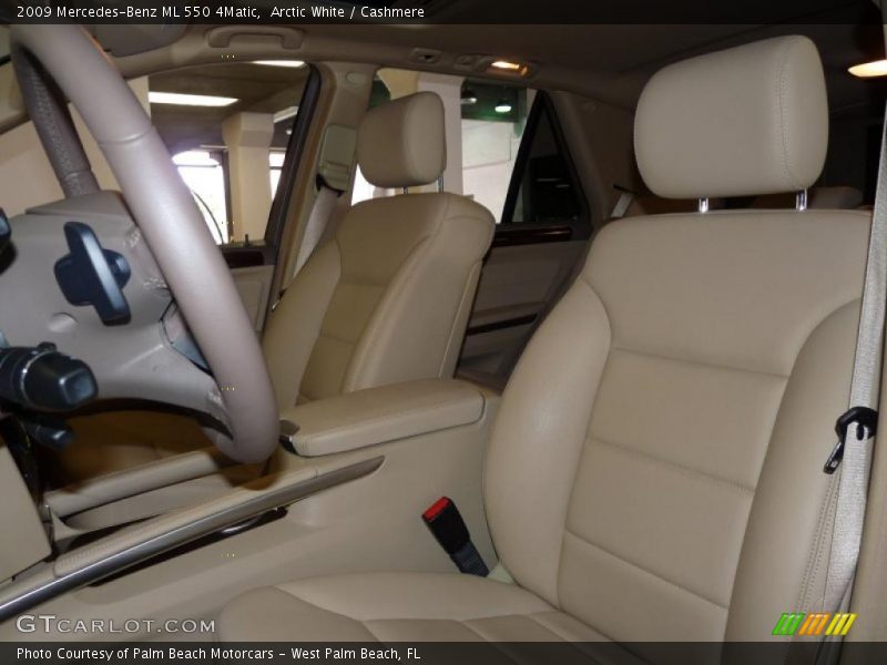 Arctic White / Cashmere 2009 Mercedes-Benz ML 550 4Matic