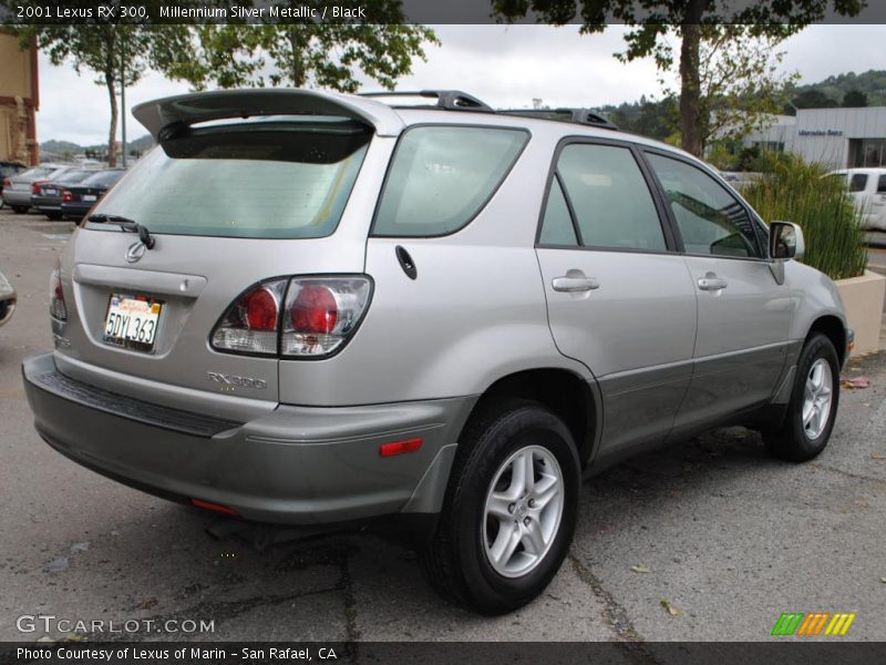 Millennium Silver Metallic / Black 2001 Lexus RX 300