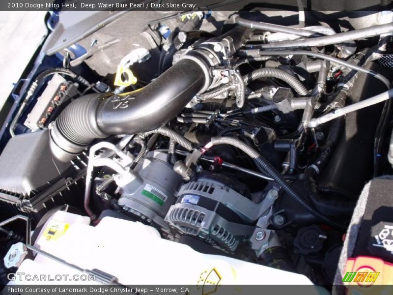 Deep Water Blue Pearl / Dark Slate Gray 2010 Dodge Nitro Heat