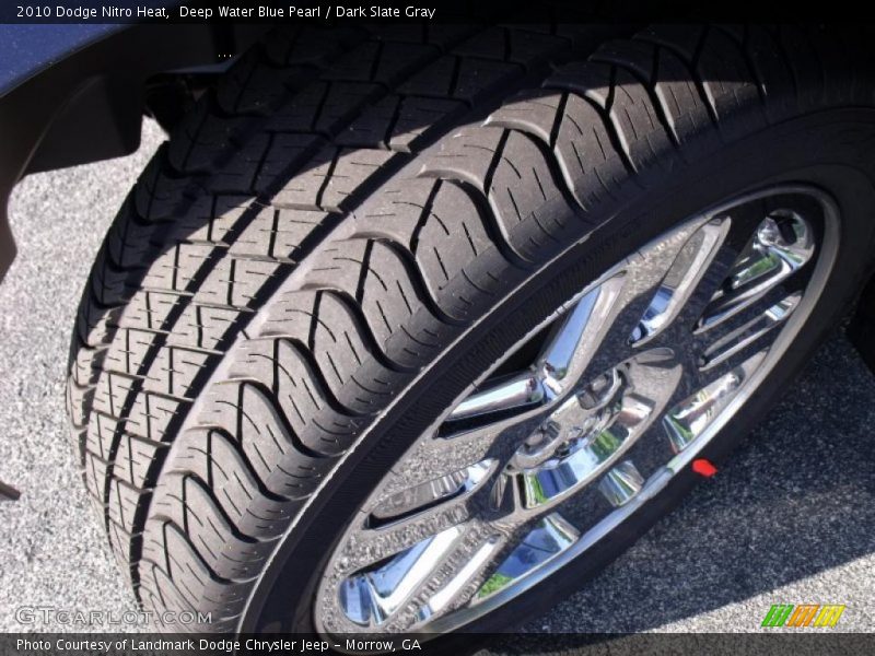 Deep Water Blue Pearl / Dark Slate Gray 2010 Dodge Nitro Heat