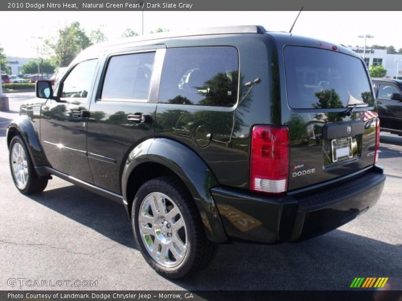 Natural Green Pearl / Dark Slate Gray 2010 Dodge Nitro Heat