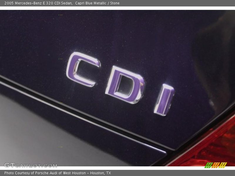Capri Blue Metallic / Stone 2005 Mercedes-Benz E 320 CDI Sedan