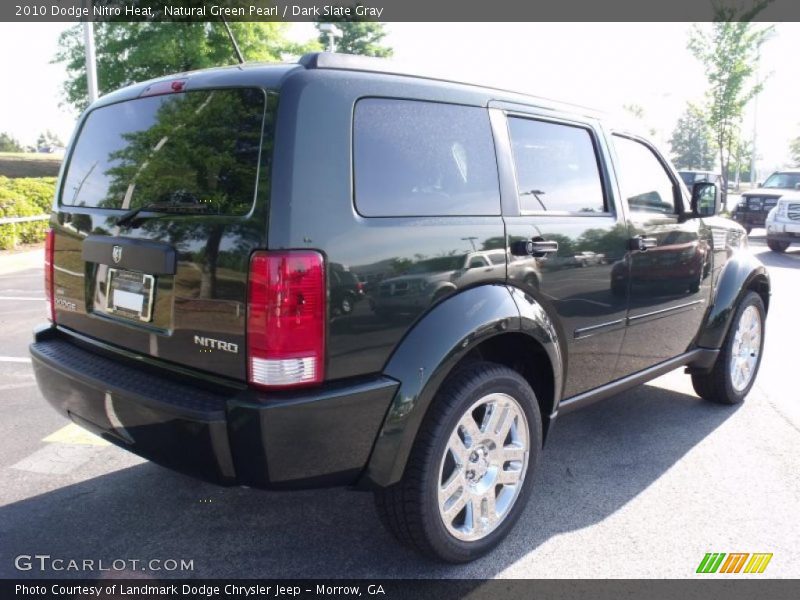 Natural Green Pearl / Dark Slate Gray 2010 Dodge Nitro Heat