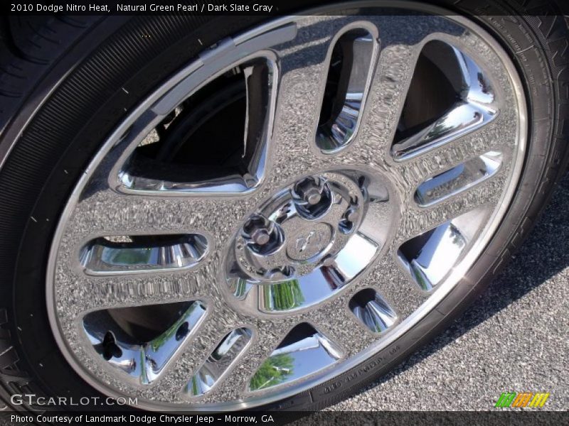 Natural Green Pearl / Dark Slate Gray 2010 Dodge Nitro Heat