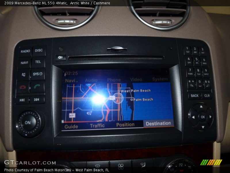 Arctic White / Cashmere 2009 Mercedes-Benz ML 550 4Matic