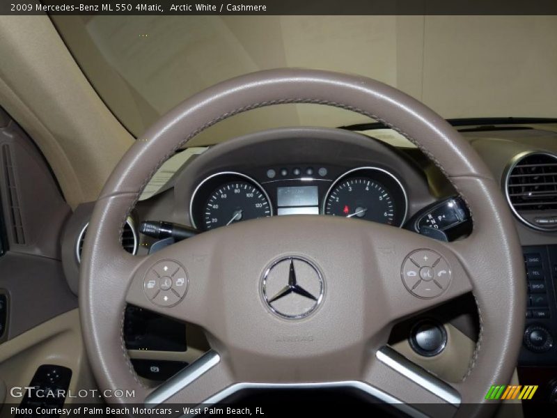 Arctic White / Cashmere 2009 Mercedes-Benz ML 550 4Matic
