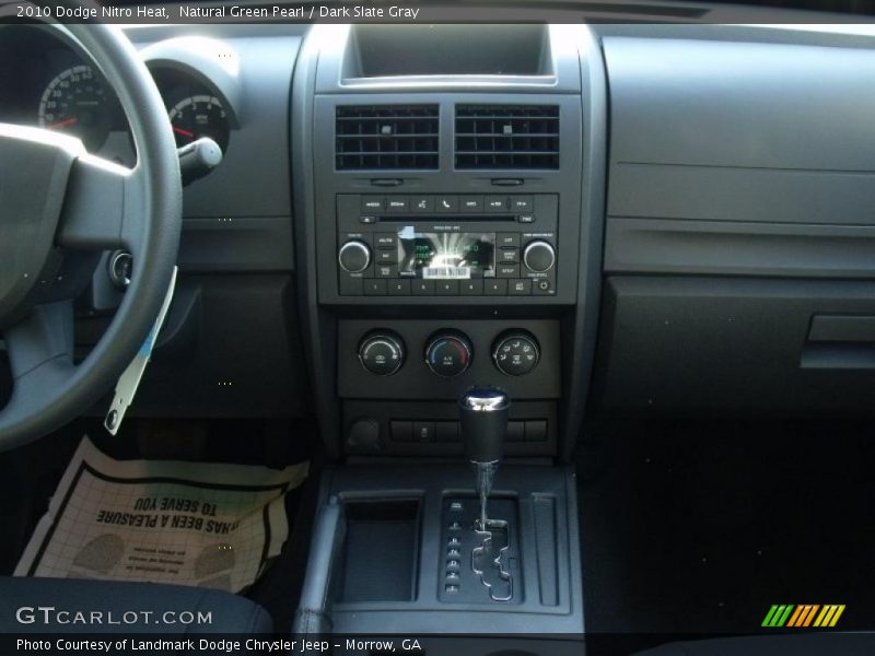 Natural Green Pearl / Dark Slate Gray 2010 Dodge Nitro Heat