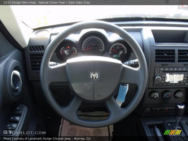 Natural Green Pearl / Dark Slate Gray 2010 Dodge Nitro Heat